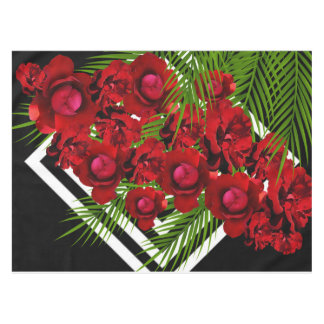 Red Rose Tablecloth
