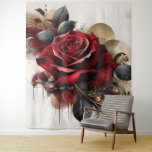 Red Rose Tapestry<br><div class="desc">The Red Rose Tapestry is fully customizable and unique to hang on home and office walls. Designed by Norman.R.</div>