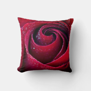 Red Rose Throw Pillow