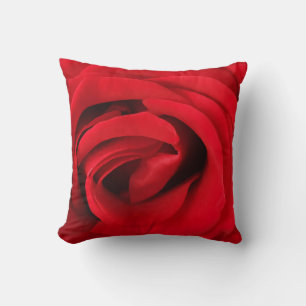 Red Rose Throw Pillow