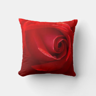 Red Rose Throw Pillow
