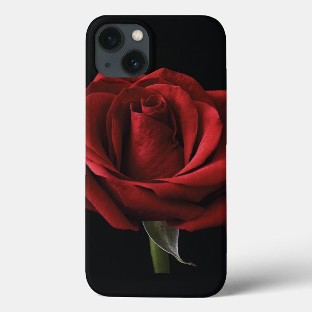 Red rose throw pillow Case-Mate iPhone case (Back)