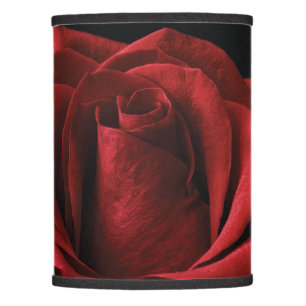 Red rose throw pillow lamp shade
