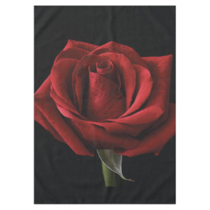 Red rose throw pillow tablecloth