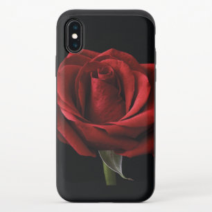 Red rose throw pillow iPhone XS slider case