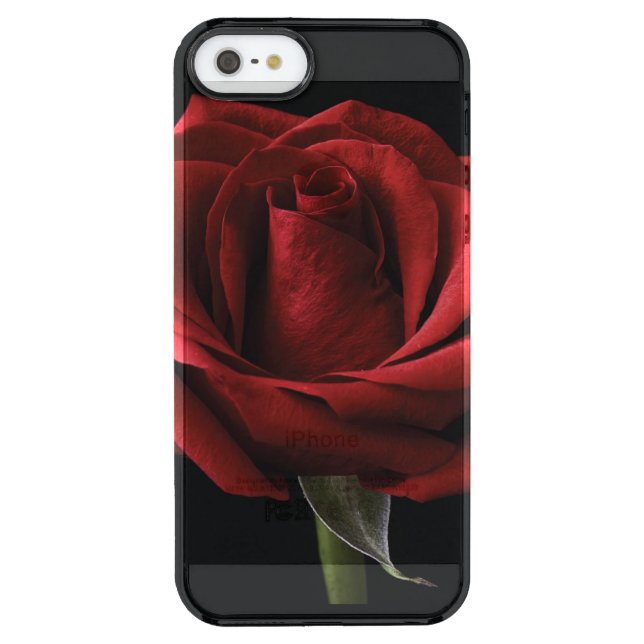 Red rose throw pillow uncommon iPhone case (Back)