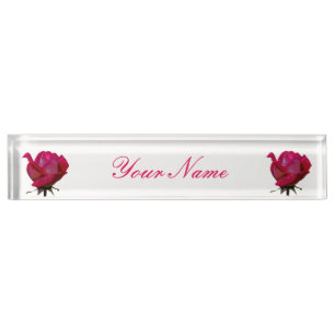 red rose Thunder_Cove Name Plate