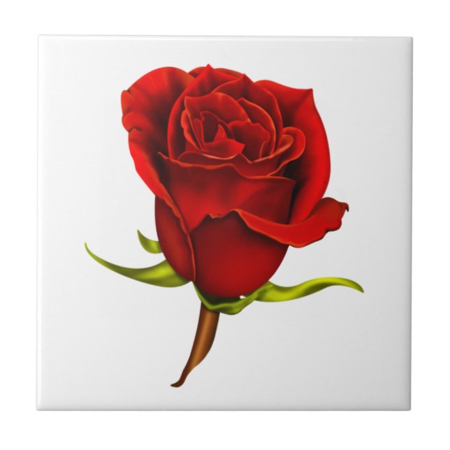 Red Rose Tile (Front)