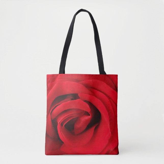 Red Rose Tote Bag (Front)