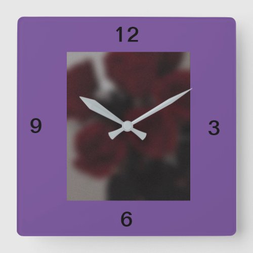 Red rose Wall Clock