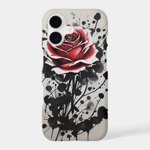 Red Rose - Watercolor flowers iPhone 17 Case