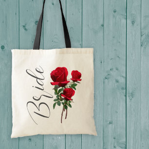 Red Rose Wedding Brides Bag