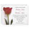 Red rose wedding invitation