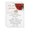 red rose wedding invitations