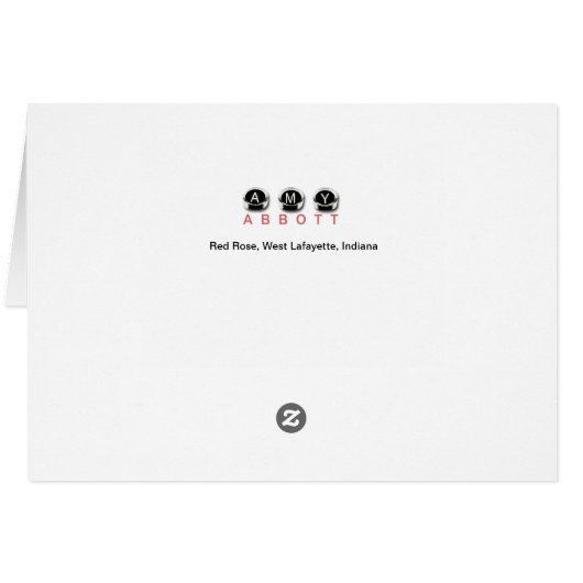 Red rose, West Lafayette, Indiana (Back Horizontal)