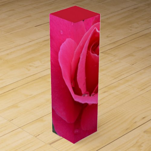 Red Rose Wine Box Personalized Romantic Rose Box