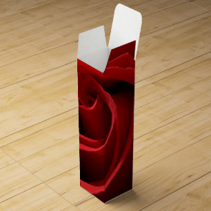Red Rose Wine Gift Box
