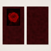 Red Rose. With Black and Deep Red. (Front & Back)