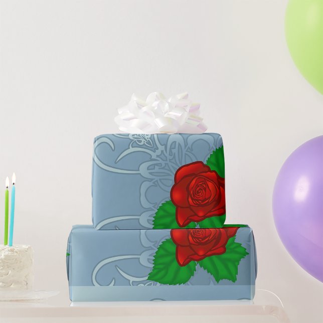 Red Rose Wrapping Paper (Creator Uploaded)