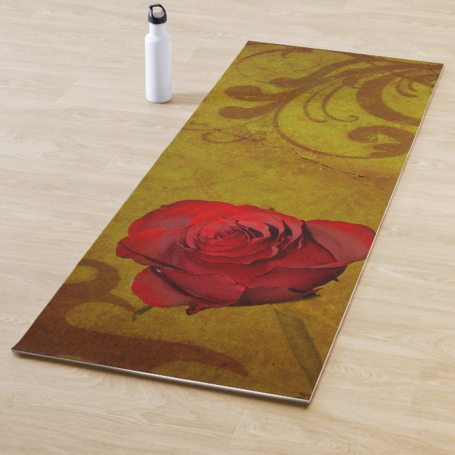 Red Rose Yoga Mat (In Situ)