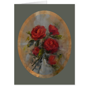 Red Roses 18 X 24 Card