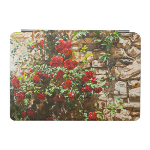 Red Roses Against a Stone Wall iPad Mini Cover
