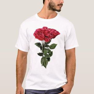 Red Roses and Leaves T-Shirt