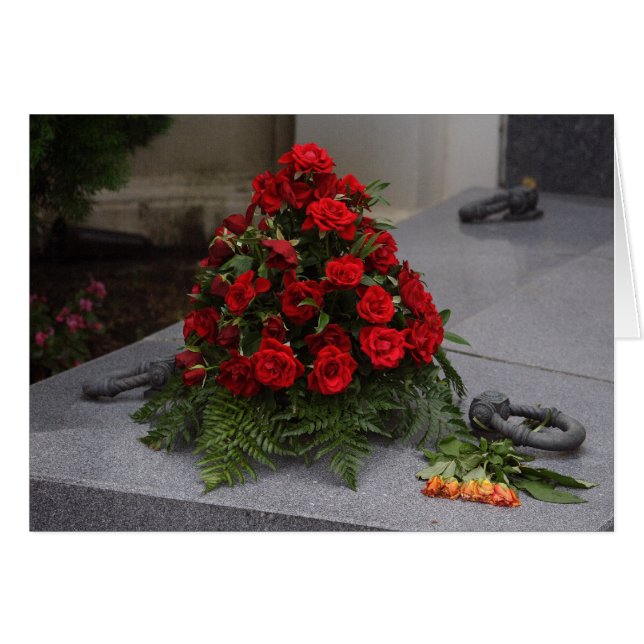 Red Roses Arrangement Cards (Front Horizontal)