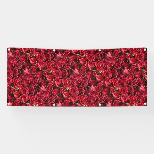 Red Roses Banner