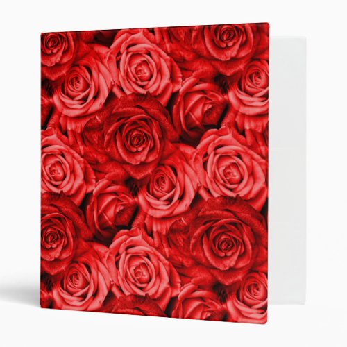 Red Roses Binder