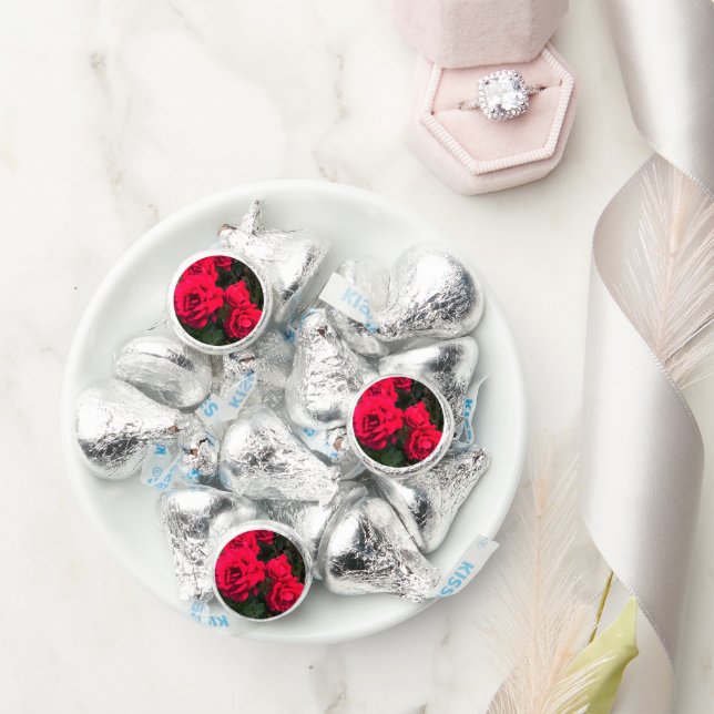 Red Roses Blooming    Hershey®'s Kisses® (Wedding)