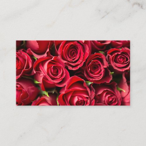 Red Roses Business Card