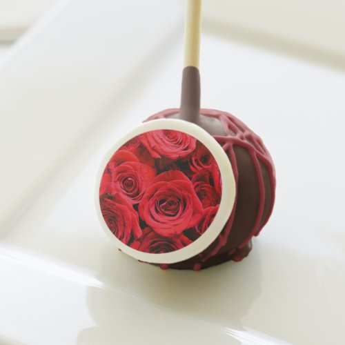 Red Roses Cake Pops