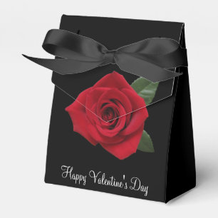 Red Roses Candy or Gift Valentine's Day Favor Box