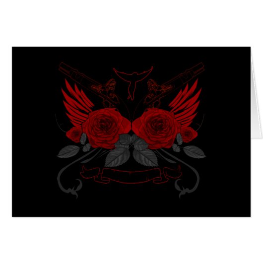Red Roses Cards (Front Horizontal)