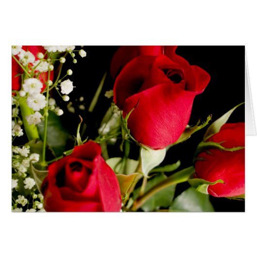 Red Roses Cards (Front Horizontal)