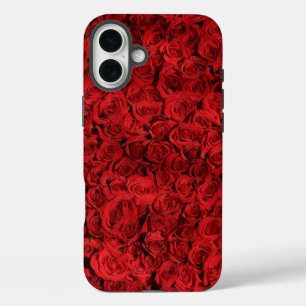 Red Roses Close Up Photo iPhone 16 Plus Case