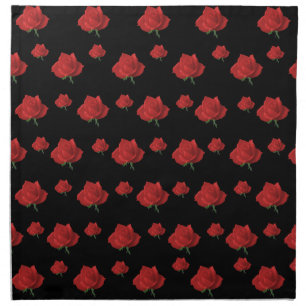 Red Roses Cloth Napkin