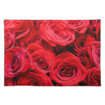Red Roses Cloth Placemat at Zazzle
