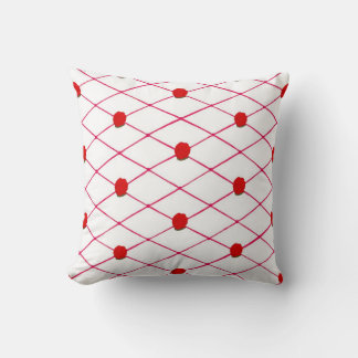 Red Roses Criss Cross Quilt Pattern Pillows
