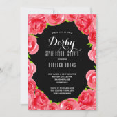 Red Roses Derby Bridal Shower Invitation (Front)