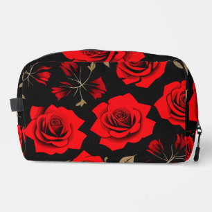 Red roses dopp kit