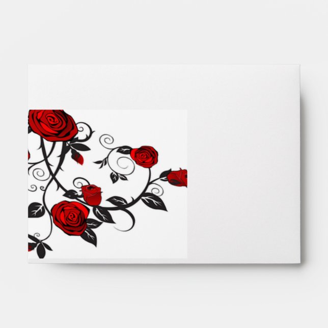 Red Roses Envelope (Front)
