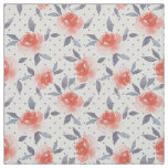 Red roses fabric