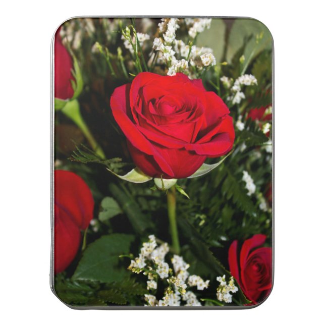 Red Roses Floral Bouquet Flower Nature Photography Jigsaw Puzzle (Lid Vertical)
