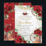 Red Roses Floral Charro Boots Sweet 16 Quinceañera Invitation<br><div class="desc">Personalize this vibrant red floral Quinceañera / Sweet 16 birthday invitation easily and quickly. Simply click the customize it further button to edit the texts, change fonts and fonts colors. Featuring bright red roses, floral adorned cowboy boots and wild west elements. Matching items available in store. (c) Somerset Fine Paperie...</div>