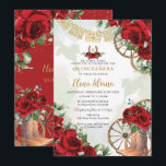 Red Roses Floral Charro Boots Sweet 16 Quinceañera Invitation<br><div class="desc">Personalize this vibrant red floral Quinceañera / Sweet 16 birthday invitation easily and quickly. Simply click the customize it further button to edit the texts, change fonts and fonts colors. Featuring bright red roses, floral adorned cowboy boots and wild west elements. Matching items available in store. (c) Somerset Fine Paperie...</div>