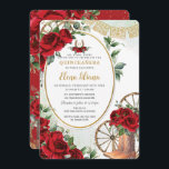 Red Roses Floral Charro Boots Sweet 16 Quinceañera Invitation<br><div class="desc">Personalize this vibrant red floral Quinceañera / Sweet 16 birthday invitation easily and quickly. Simply click the customize it further button to edit the texts, change fonts and fonts colors. Featuring bright red roses, floral adorned cowboy boots and wild west elements. Matching items available in store. (c) Somerset Fine Paperie...</div>