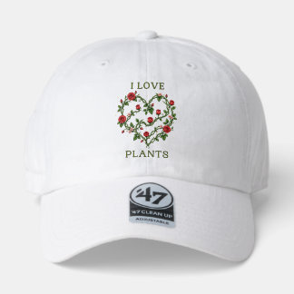 Red Roses Floral Design – Romantic Botanical Flowe 47 Brand Hat
