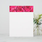 Red roses floral pattern (Standing Front)